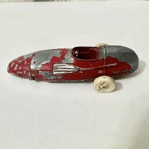 Vintage 1950’s S & E Diecast Toy Indy Red Racer Race Car Japan
